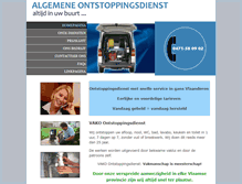Tablet Screenshot of ontstoppingsdienst.com